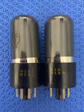 Load image into Gallery viewer, Matched Pair Sylvania 6V6 6V6GT Gray And Silver Bottle Silver Top Vacuum Tubes Valves NOS-Testing
