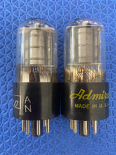 Load image into Gallery viewer, Matched Pair Sylvania 6K6 6K6GT Vacuum Tubes
