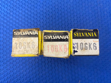 Load image into Gallery viewer, 3 Sylvania 10GK6 Vacuum Tubes NOS NIB Lot Of Three
