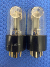 Load image into Gallery viewer, Matched Pair Tung-Sol 6SN7 6SN7GT Mouse Ear Vacuum Tubes Valves Copper Support Rods Black Plates
