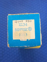 Load image into Gallery viewer, Matched Pair 6CA7 EL34 Sovtek Reflektor H3B3 Fat Bottle Vacuum Tubes Valves NOS NIB
