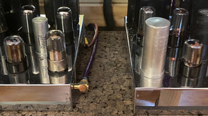 Matched Pair RCA 6SN7 6SN7GTB Vacuum Tubes Valves Black Plate