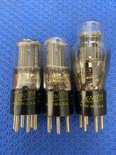 Load image into Gallery viewer, 3 Zenith 25Z5 Vacuum Tubes Valves NOS NIB Lot Of Three
