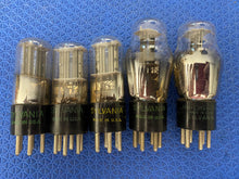 Load image into Gallery viewer, 5 Sylvania 25Z5 Vacuum Tubes Valves NOS NIB Shoulder ST-Shape Lot Of Five
