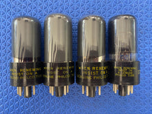 Load image into Gallery viewer, 4 Philco 50L6 50L6GT Vacuum Tubes Valves Coated Glass Lot Of Four
