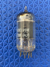 Load image into Gallery viewer, RCA 12AU7 12AU7A ECC82 Vacuum Tube Valve NOS-Testing Black Plate Slant D Getter For Your Univalve Or Bottlehead
