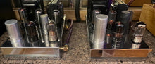 Load image into Gallery viewer, Matched Pair National Union NU Black Glass 6SN7 6SN7GT Vacuum Tubes Valves
