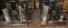 Load image into Gallery viewer, Matched Quad General Electric GE 6SN7 6SN7GTB Vacuum Tubes Valves Copper Support Rods
