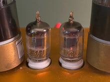 Load image into Gallery viewer, Matched Pair Unitron 6AK5 5654 6J1 6J2 Vacuum Tubes Valves NOS NIB
