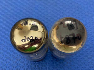Matched Pair Sylvania Uncle Doug 6L6 6L6GC Vacuum Tubes Valves