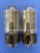 Load image into Gallery viewer, Matched Pair RCA Black Plate 6L6 6L6GC Vacuum Tubes Valves NOS-Testing
