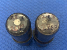 Load image into Gallery viewer, Matched Pair General Electric GE 6V6 6V6GT Vacuum Tubes Black Glass
