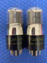 Load image into Gallery viewer, Matched Pair Sylvania 12SL7 12SL7GT Vacuum Tubes Valves NOS NIB
