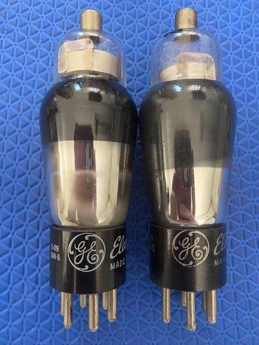 2 General Electric GE Type / Number 58 #58 Vacuum Tubes Valves Lot Of Two