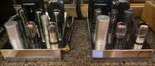 Load image into Gallery viewer, Matched Pair Tung-Sol 6SN7 6SN7GT Mouse Ear Vacuum Tubes Valves Copper Support Rods Black Plates
