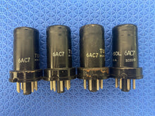 Load image into Gallery viewer, 4 Tung-Sol 6AC7 Vacuum Tubes Valves Lot Of Four
