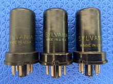 Load image into Gallery viewer, 3 Sylvania 6AC7 Vacuum Tubes Valves Lot Of Three
