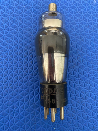 Silvertone Number / Type 58 #58 Engraved / Stamped Base Vacuum Tube Valve