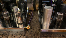 Load image into Gallery viewer, Matched Pair RCA 6SN7 6SN7GTB Vacuum Tubes Valves Copper Support Rods
