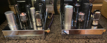 Load image into Gallery viewer, Matched Pair General Electric GE 6SN7 6SN7GTB Vacuum Tubes Valves Copper Support Rods Top Filament NOS NIB

