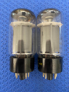 Matched Pair Sylvania Uncle Doug 6L6 6L6GC Vacuum Tubes Valves NOS-Testing
