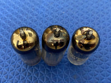 Load image into Gallery viewer, 3 RCA Black Plate 6CG7 6FQ7 Vacuum Tubes With Shields Lot Of Three
