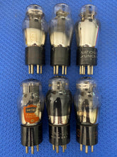 Load image into Gallery viewer, 6 US-Made Number Type 43 #43 Vacuum Tubes Valves Lot Of Six
