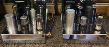 Load image into Gallery viewer, Matched Pair General Electric GE 6SN7 6SN7GTB Vacuum Tubes Valves Copper Support Rods NOS NIB
