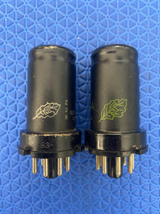 2 Sylvania 12SC7 Vacuum Tubes Valves Lot Of Two
