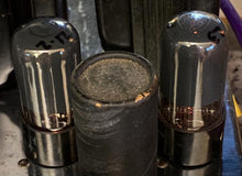 Load image into Gallery viewer, Matched Pair Hytron 6V6 6V6GT Vacuum Tubes Valves Black Glass NOS-Testing
