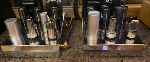 Matched Pair RCA 6CG7 6FQ7 Vacuum Tubes Valves With Shields NOS-Testing