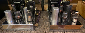 Matched Pair RCA 6SN7 6SN7GTB Vacuum Tubes Valves Black Plate