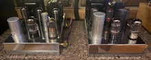 Load image into Gallery viewer, Matched Pair Tung-Sol 6SN7 6SN7GTB Vacuum Tubes Valves Silver Top Tall Bottle Winged Plate
