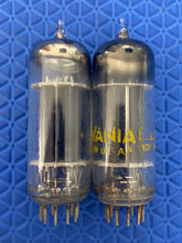 Load image into Gallery viewer, Matched Pair Sylvania 6CG7 6FQ7 Vacuum Tubes Valves NOS-Testing
