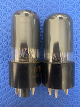 Load image into Gallery viewer, Matched Pair Hytron 6V6 6V6GT Vacuum Tubes Valves Black Glass
