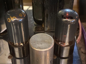 Matched Pair Hytron 6V6 6V6GT Vacuum Tubes Valves Gray Side And Top Glass NOS-Testing