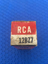Load image into Gallery viewer, RCA Black Plate 12BZ7 Vacuum Tube NOS NIB For Your Univalve Or Bottlehead
