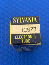 Load image into Gallery viewer, Sylvania Black Plate 12BZ7 Vacuum Tube NOS NIB For Your Univalve Or Bottlehead
