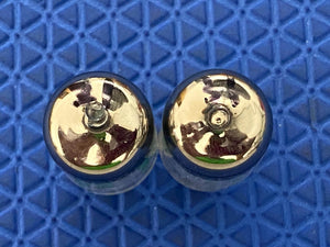 Matched Pair General Electric 5654 JAN-5654W 6AK5 6J1 6J2 Milspec Industrial Vacuum Tubes Valves NOS NIB