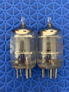Matched Pair General Electric 5654 JG-5654 6AK5 6J1 6J2 Milspec Industrial Vacuum Tubes Valves NOS NIB