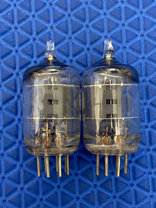 Matched Pair General Electric 5654 JG-5654 6AK5 6J1 6J2 Milspec Industrial Vacuum Tubes Valves NOS NIB