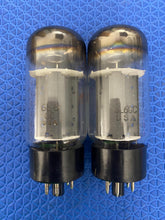 Load image into Gallery viewer, Matched Pair Sylvania Uncle Doug 6L6 6L6GC Vacuum Tubes Valves NOS-Testing
