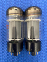 Load image into Gallery viewer, Matched Pair Sylvania Uncle Doug 6L6 6L6GC Vacuum Tubes Valves NOS-Testing

