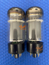 Load image into Gallery viewer, Matched Pair Sylvania Uncle Doug 6L6 6L6GC Vacuum Tubes Valves NOS-Testing
