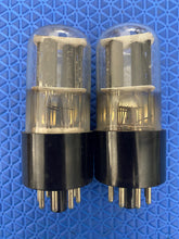 Load image into Gallery viewer, Matched Pair Sylvania 12SL7 12SL7GT JANCHS12SL7GT Vacuum Tubes Valves US Navy Milspec NOS NIB
