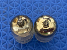 Load image into Gallery viewer, Matched Pair RCA 6AK5 Vacuum Tubes Valves Steel Plates
