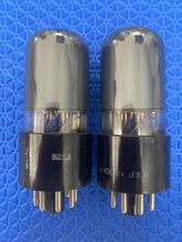 Load image into Gallery viewer, Matched Pair Hytron 6V6 6V6GT Vacuum Tubes Gray Side And Top Glass
