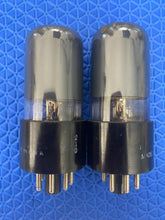 Load image into Gallery viewer, Matched Pair Hytron 6V6 6V6GT Vacuum Tubes Gray Side And Top Glass
