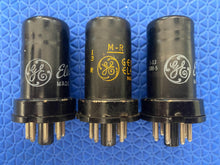 Load image into Gallery viewer, 3 General Electric GE 1852 6AC7 Vacuum Tubes Valves Industrial Grade Lot Of Three
