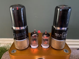 Matched Pair Ken-Rad 6K6 6K6GT Vacuum Tubes Valves Black Glass NOS-Testing